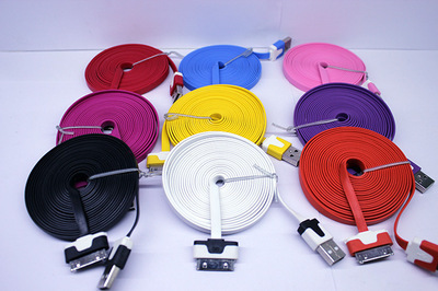 TaJa腾嘉业 3米彩色小面条数据线评测 长线充电，多彩生活的得力助手